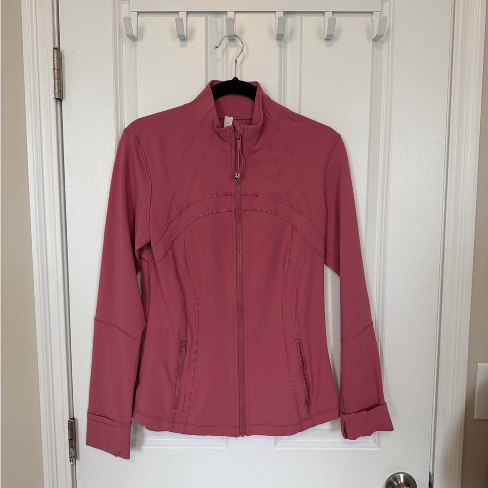 Pink Lululemon Define Jacket Full Zip